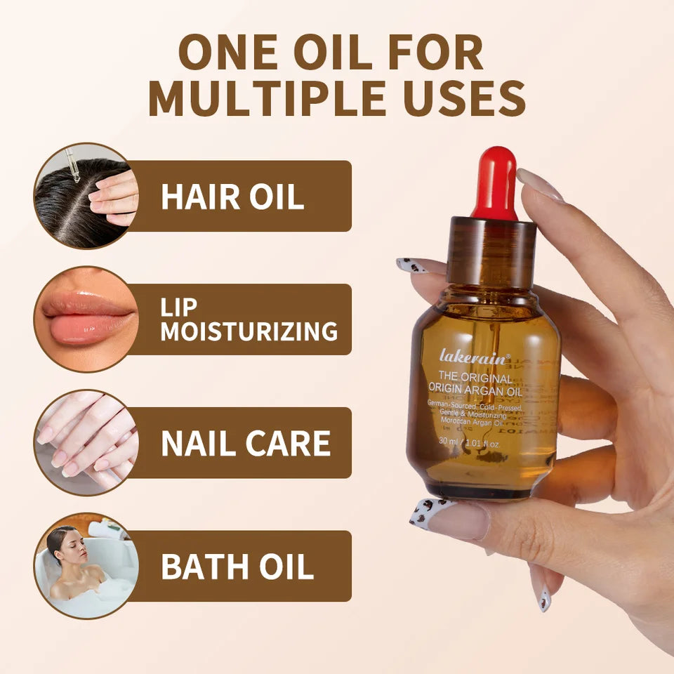The Original 100% Pure Organic Moisturizing Argan Oil Long-lasting Moisturizing Smooth Fine Lines Wrinkles Nourish Dry Skin Care