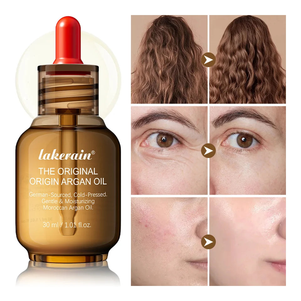 The Original 100% Pure Organic Moisturizing Argan Oil Long-lasting Moisturizing Smooth Fine Lines Wrinkles Nourish Dry Skin Care