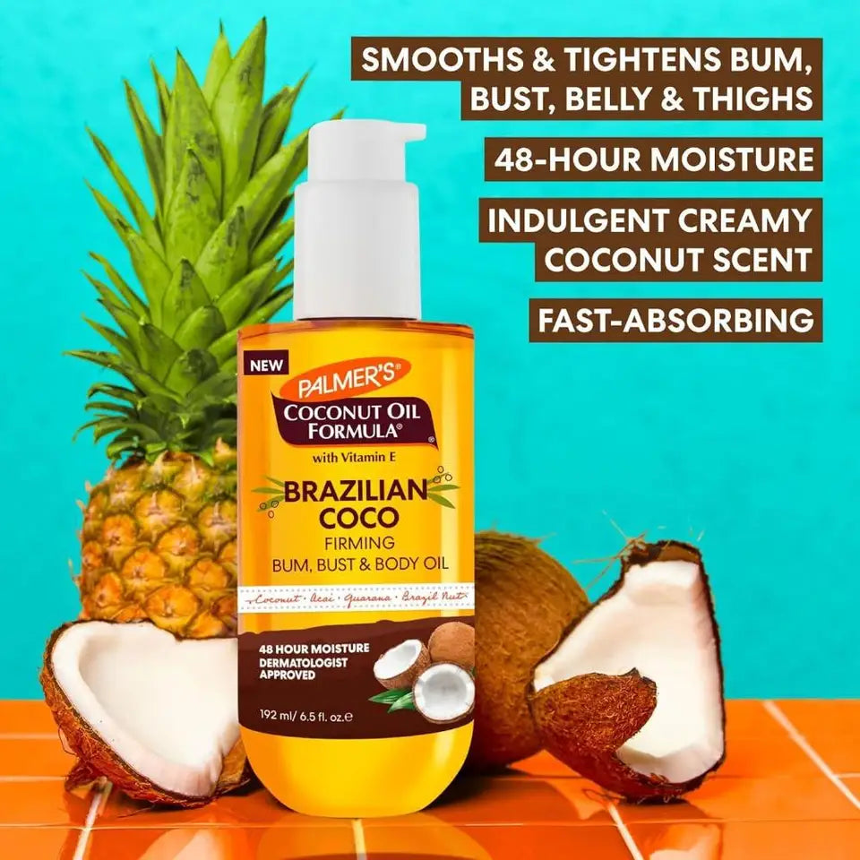192ml Organic Coconut Oil Natural Vanilla Extract Deep Moisturizing & Nourishing, Improves Elasticity Non-greasy Body Skincare