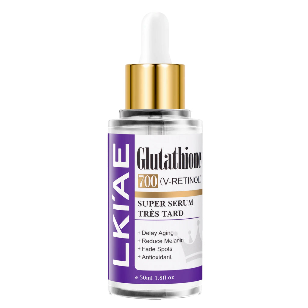 LKIAE Glutathione Whitening Face Serum, Remove Melanin, Dark Spots, Chloasma, With Retinol, Niacinamide, For All Skin Types