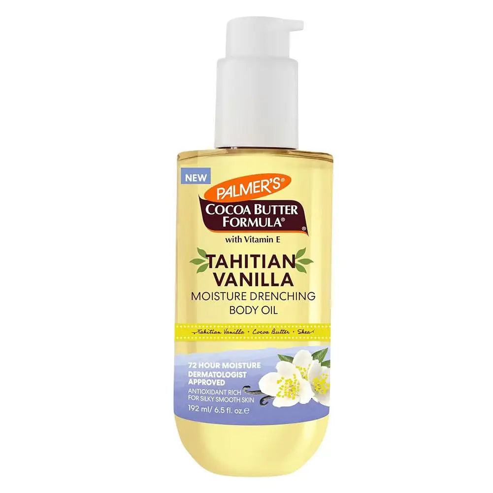 192ml Organic Coconut Oil Natural Vanilla Extract Deep Moisturizing & Nourishing, Improves Elasticity Non-greasy Body Skincare